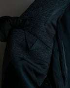 "COMME des GARCONS HOMME DEUX" Box silhouette heather grey tailored jacket