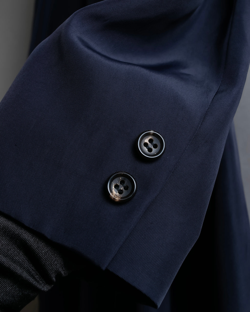 "COMME des GARCONS" Firm shoulder line maxi length 4 button chester coat