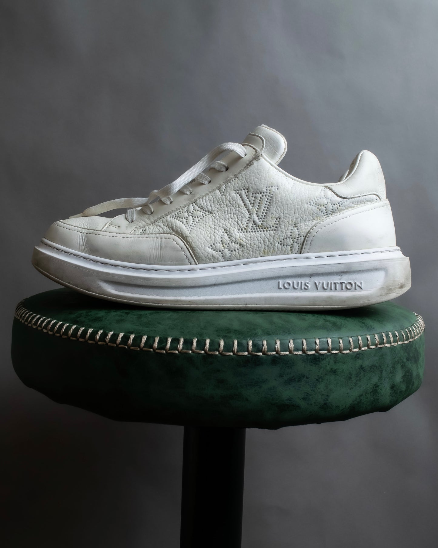 "LOUIS VUITTON" Monogrammed beverly hills line sneakers