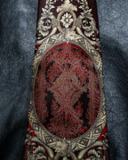 "GIANFRANCO FERRE" Beautiful botanical and frame design necktie