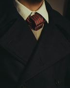 -SPECIAL- "DRIES VAN NOTEN" 10's Sculptural wide lapel double breasted wool coat