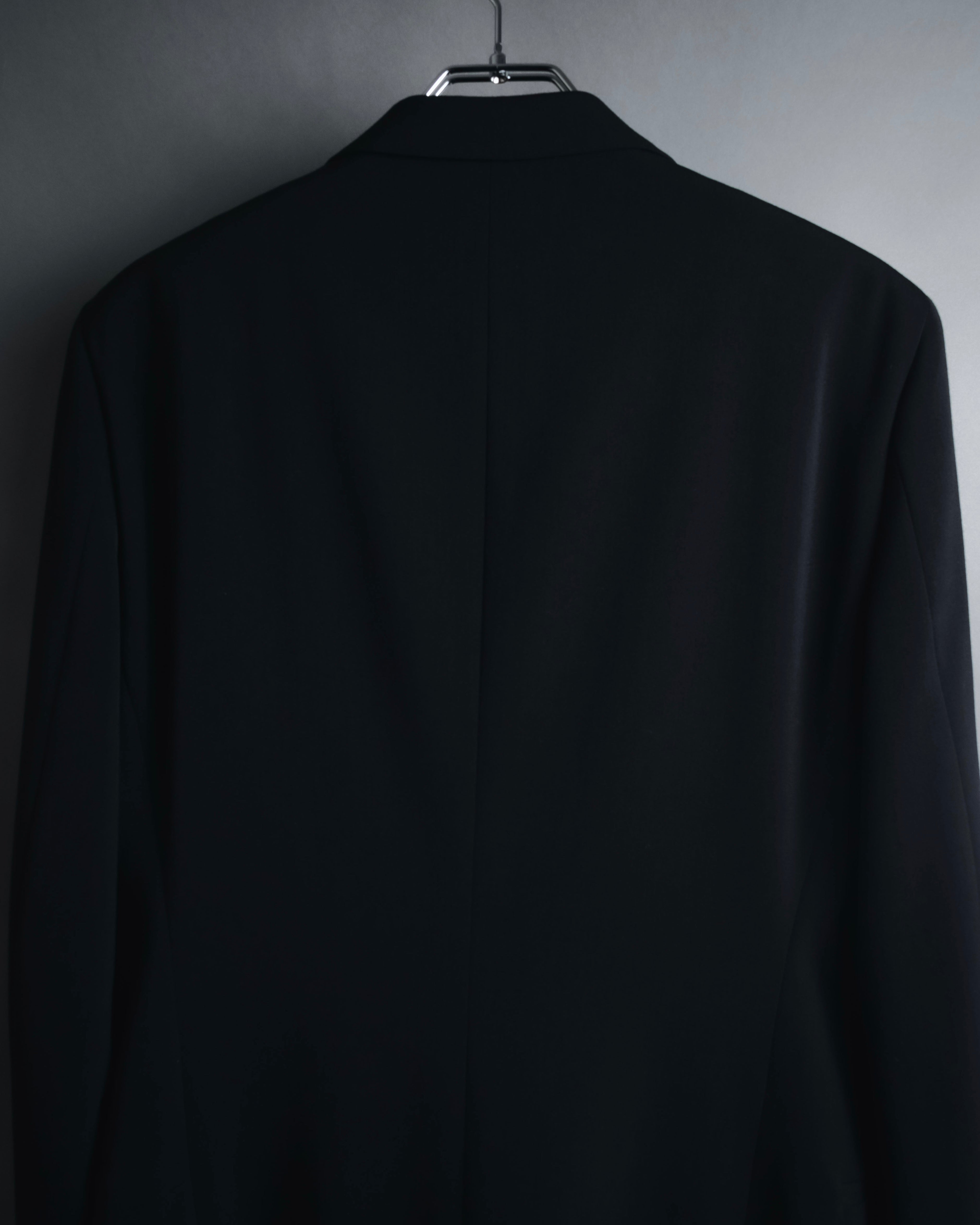 "EMPORIO ARMANI" Minimalist three-button tailored jacket