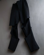 "COMME des GARCONS HOMME PLUS" 19SS Cut-off design slacks