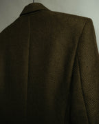 "MISSONI DONNA" 90's Textured knit tailored jacket
