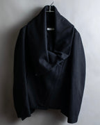 "HELMUT LANG" Short length wool riders jacket