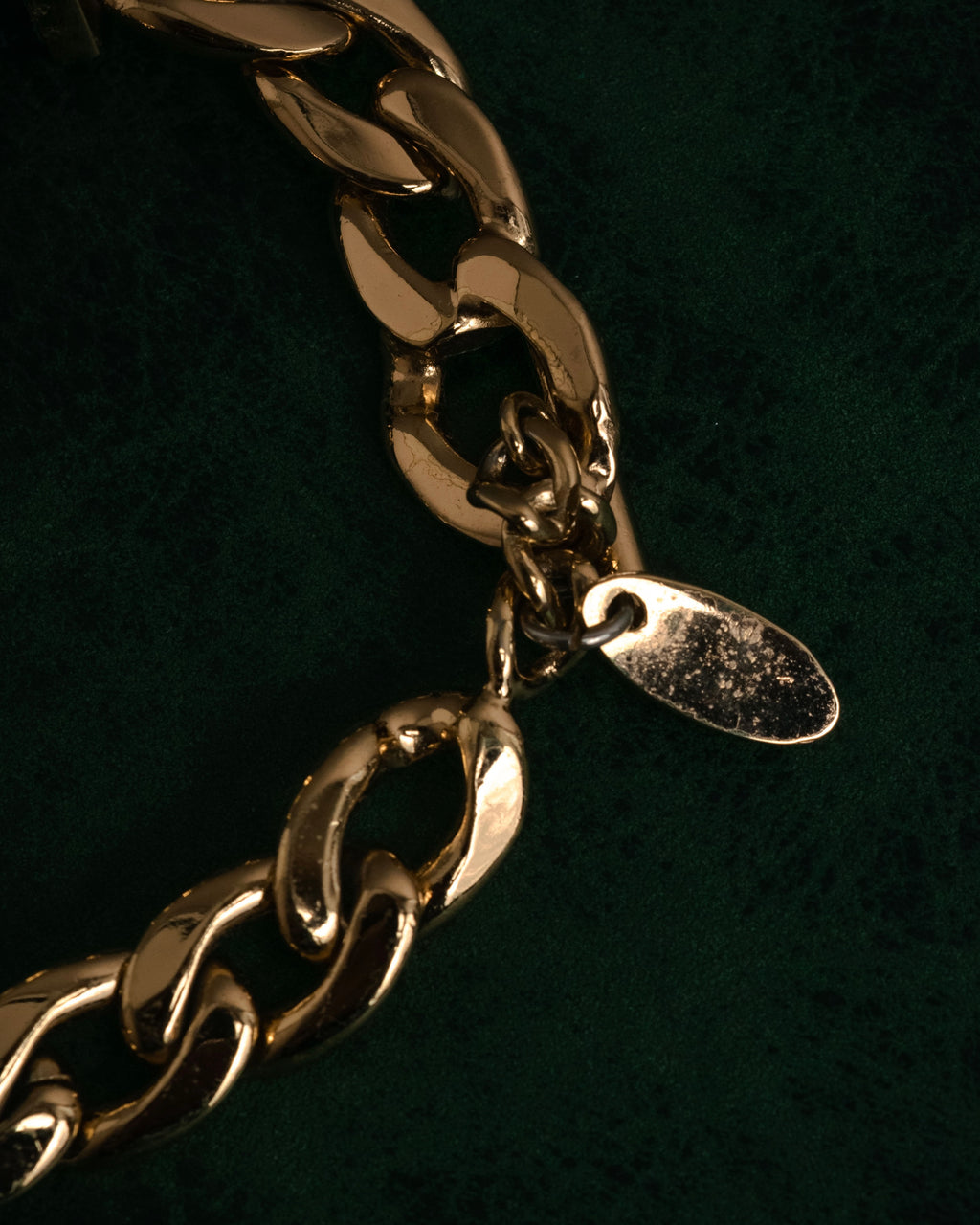 “LOEWE” 2008-2013 leather wrapped chain bracelet
