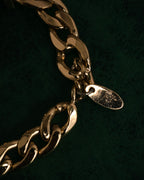 “LOEWE” 2008-2013 leather wrapped chain bracelet