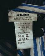 “JIL SANDER” 2018-2023 oversized striped cotton shirt dress