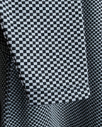 “VERSACE” checkered pattern zip pocket pull over