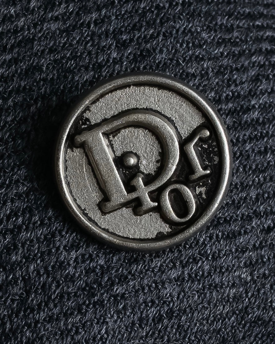 "Christian Dior" Metal button double-breasted tailored jacket