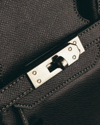 "Yves Saint Laurent" 90's-00's Classic textured leather structured top handle bag