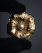 “Christian Dior” 70’s-80’s Pearl flower brooch