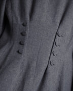 -SPECIAL- "JEAN PAUL GAULTIER"
90's-00's Waist shape A-line silhouette ecryu color super long coat