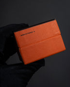 "HERMES" Drum-shaped calf leather scarf ring