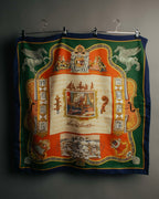 "Hermès" 90's-00's Classic printed silk scarf