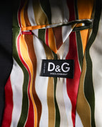 Dolce＆Gabbana/ Color Block Lining Single Breasted 3B Set-up