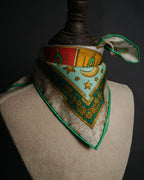 “HERMÈS” 90’s gloria soli carrè silk scarf