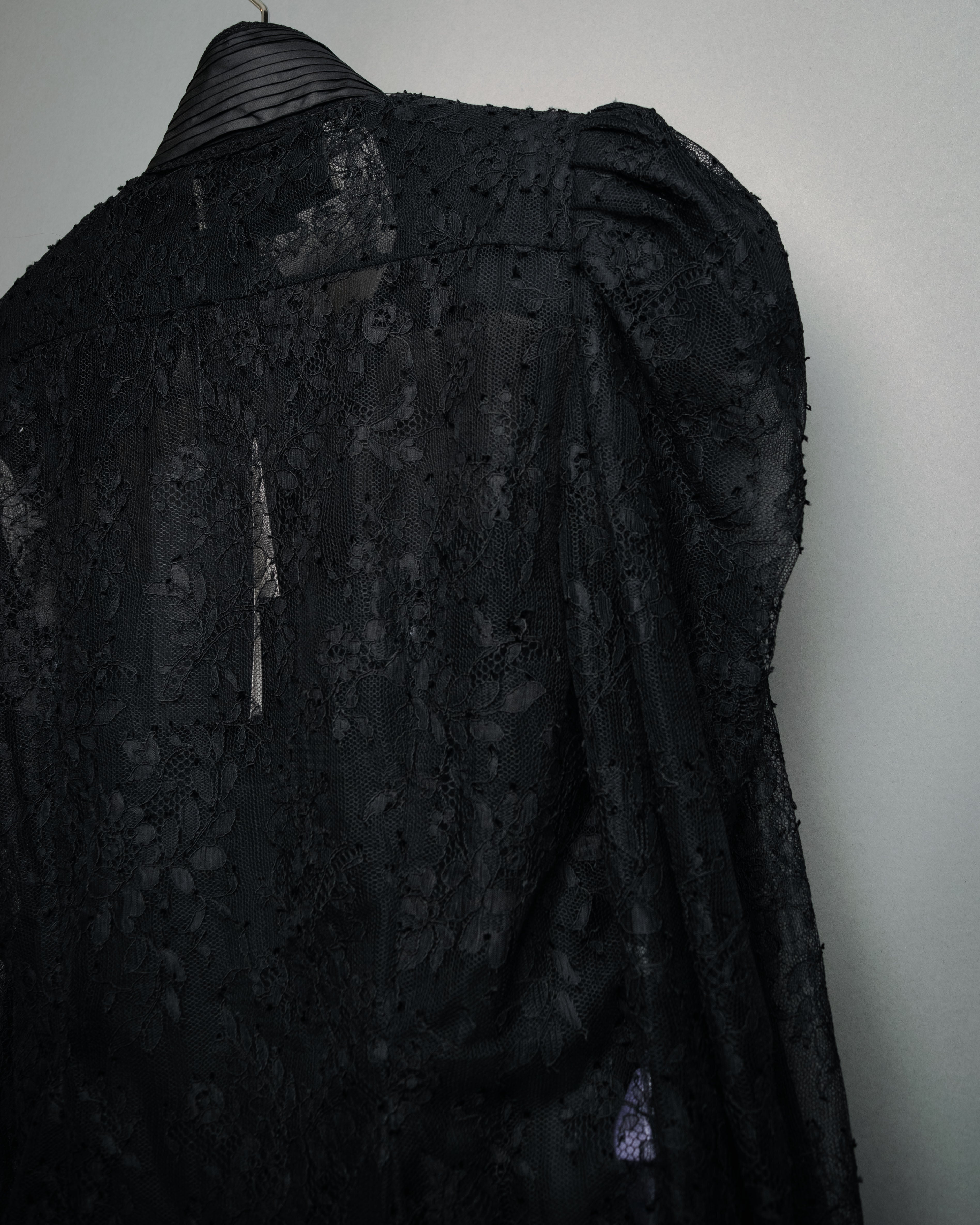 -SPECIAL- “GUCCI“ 2017-18 Fall winter lace bow blouse