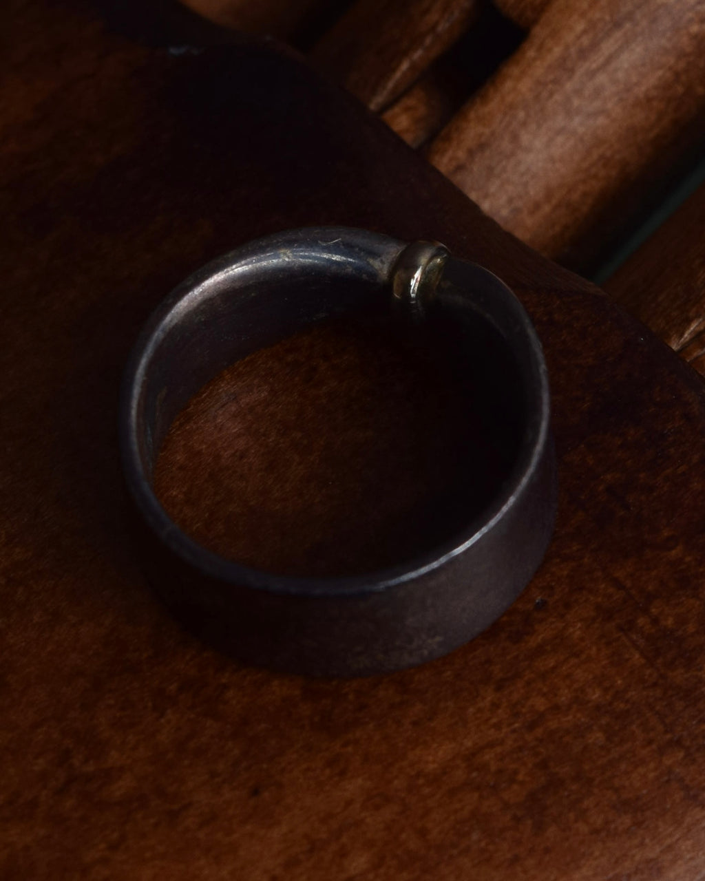 "GEORG JENSEN" Antique-like bowtie design silver ring