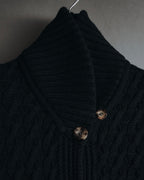 "SONIA RYKIEL" Textured knit button-front long cardigan
