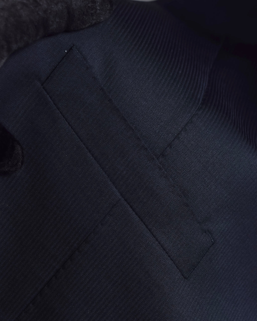 "GIORGIO ARMANI" Deep satin backed tailored wool vest