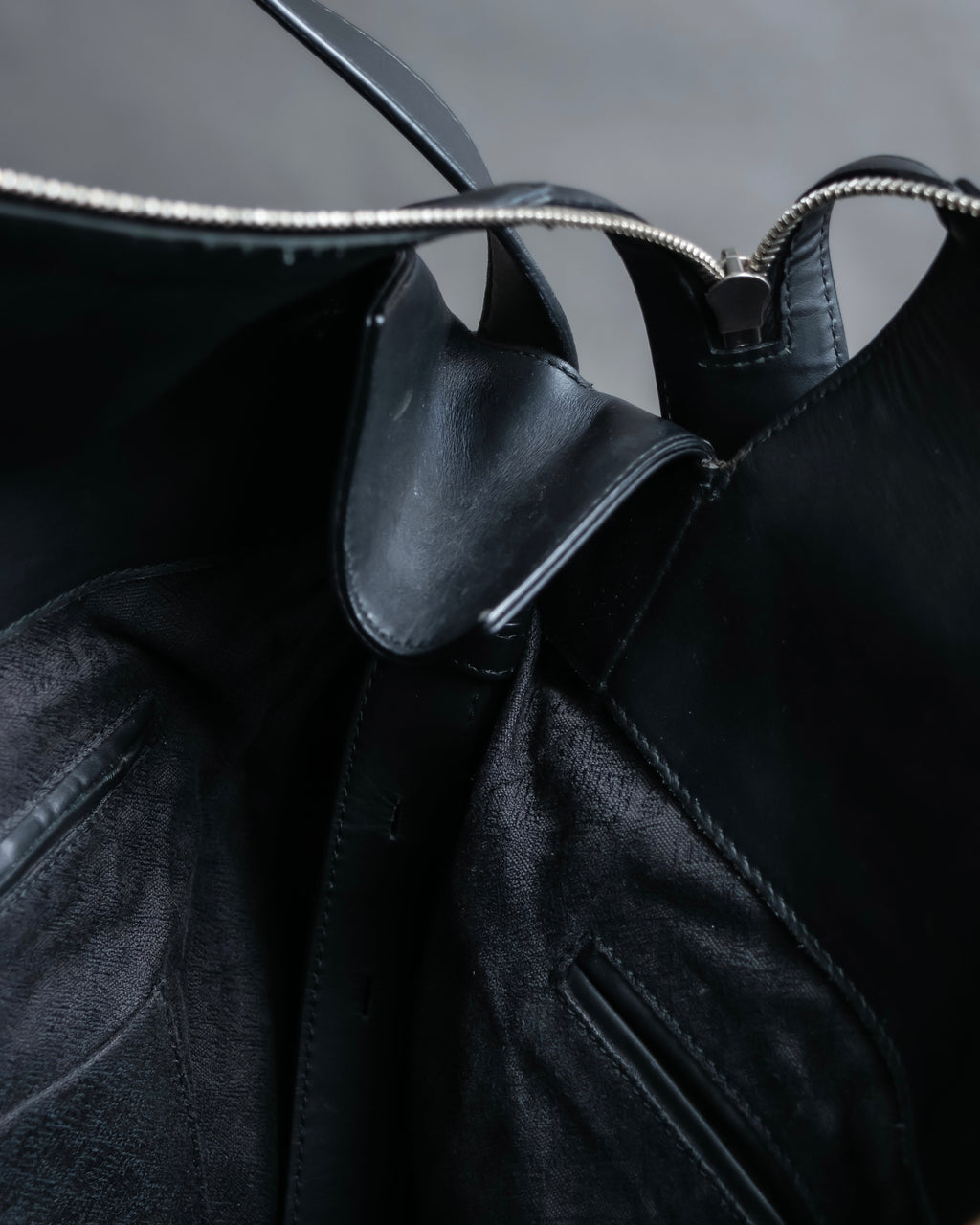 "BOTTEGA VENETA" 19AW Canvas & leather combination 2way bag