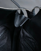 "BOTTEGA VENETA" 19AW Canvas & leather combination 2way bag