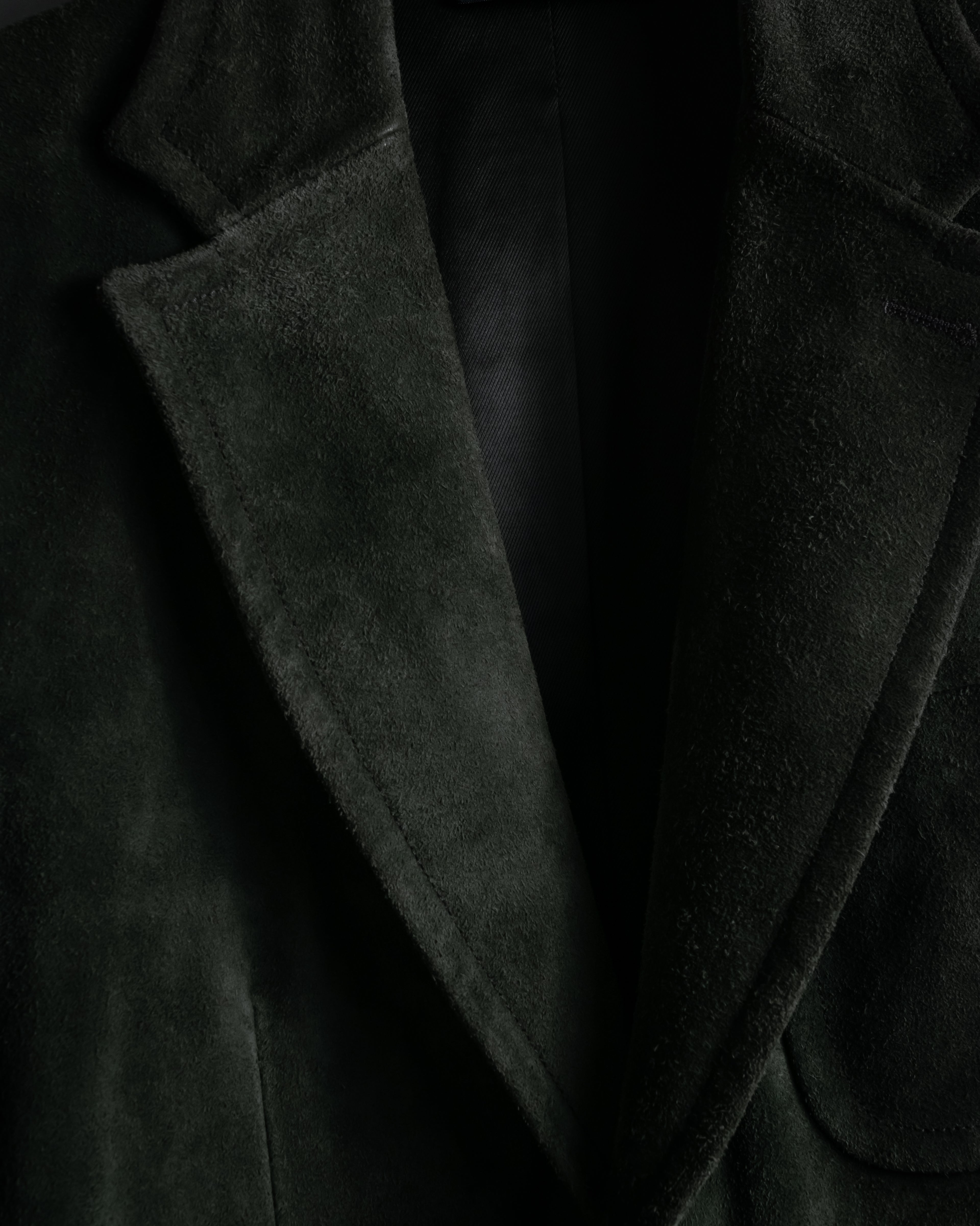 -SPECIAL- "GUCCI" 90’s Tom ford design suede tailored jacket