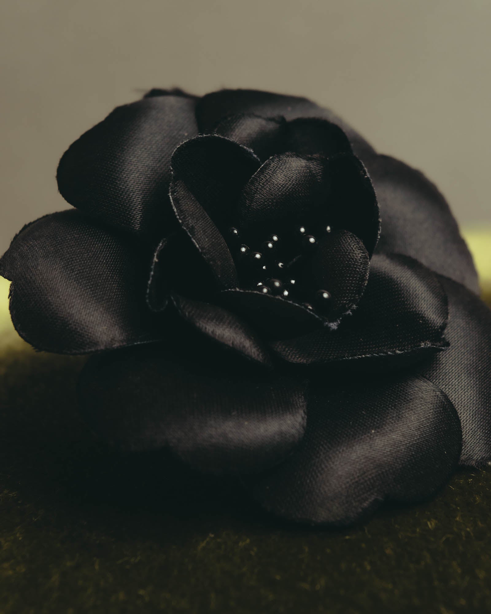 "CHANEL" 80's-early 90's Sculptural camellia brooch