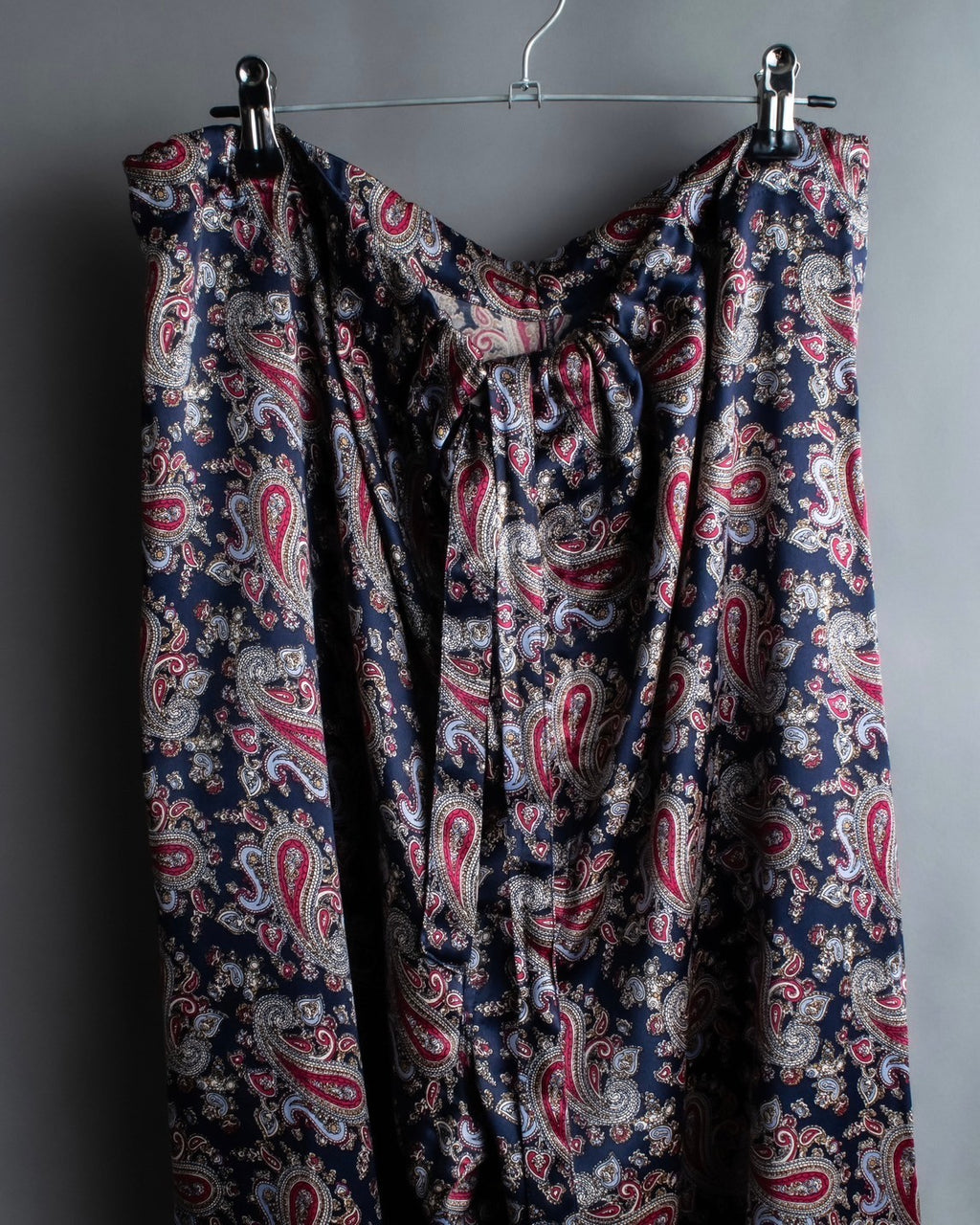 "Christian Dior" 100% silk paisley pajama set