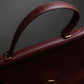 "Cartier" Jewelry inspiration bordeaux color trapezoid hand bag