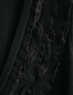 "RED VALENTINO" 10's Feminine merino wool knit cardigan
