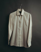 "Yves Saint Laurent" 70's Classic checked dress shirt