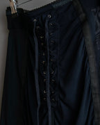 "JEAN PAUL GAULTIER MAILLE FEMME" Sheer shirring design design half pants