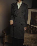 “GUCCI” Late 90’s-early 00’s military double breasted wool coat