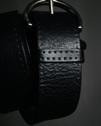 "GUCCI" 90’s-00’s Horsebit buckle leather belt