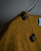 "PRADA" Jewelry decorative design V-neck knit