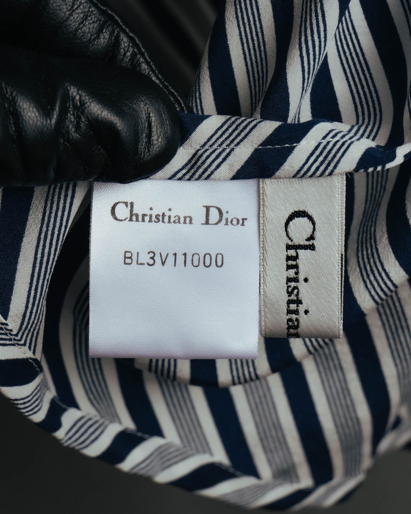 "Christian Dior" 80's-90's Striped silk blouse