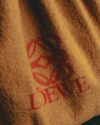 "LOEWE" 80s–00's logo embossed leather handbag