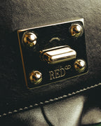 "RED VALENTINO" 2010's Ruffled leather shoulder bag