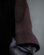 "miss Chloe" Fur collar switching design wool coat