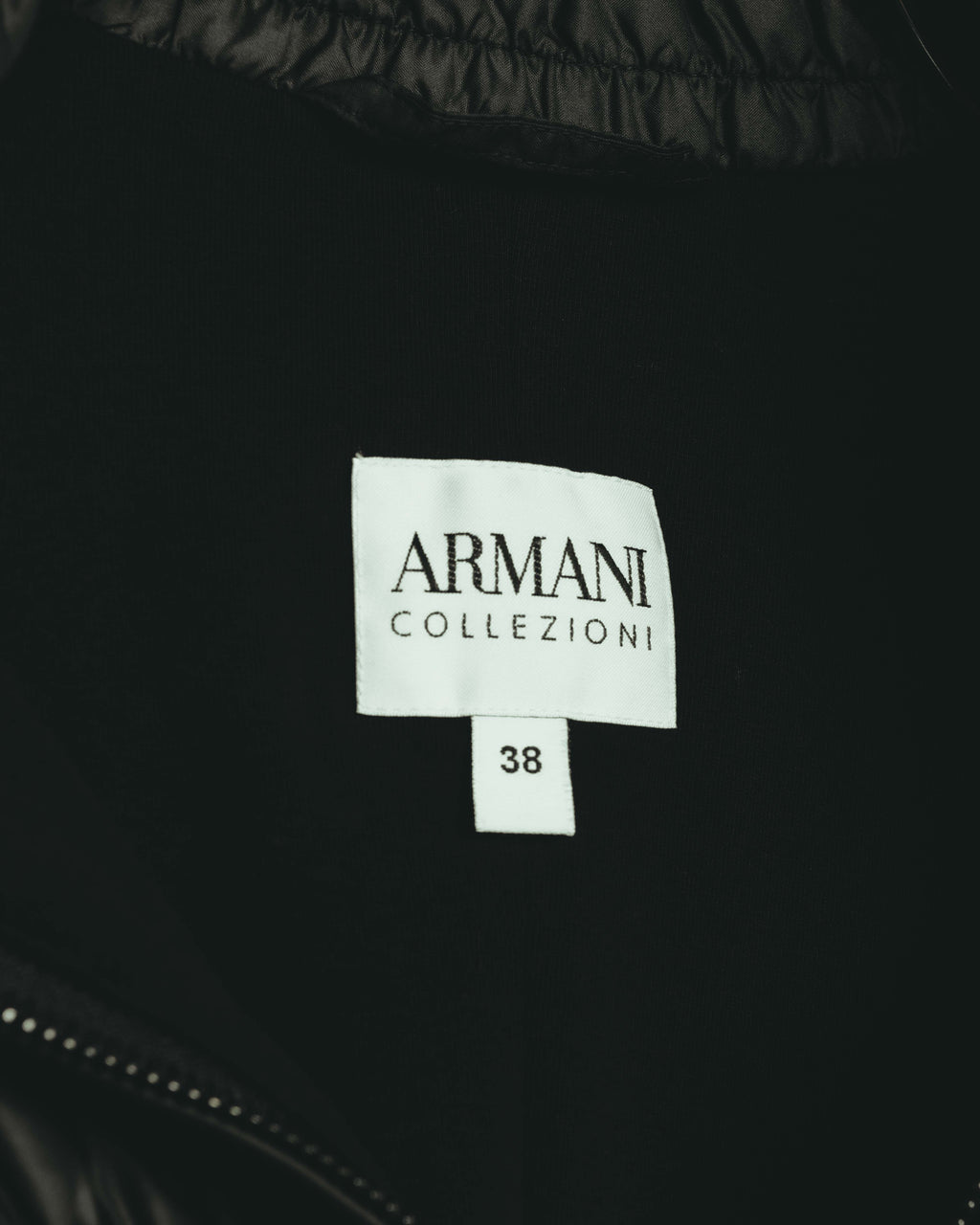 "ARMANI COLLEZIONI" 00's-10's Sculptural ruched zip-up jacket