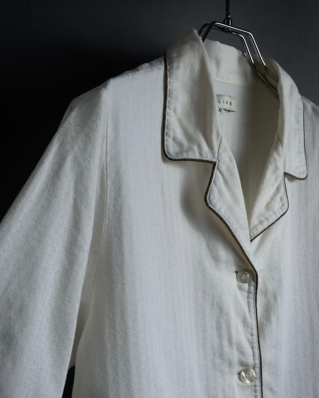 "CELINE" 90's-00's Macadam print pajama set up