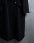 "Max Mara" 90's Asymmetrical front long chester coat