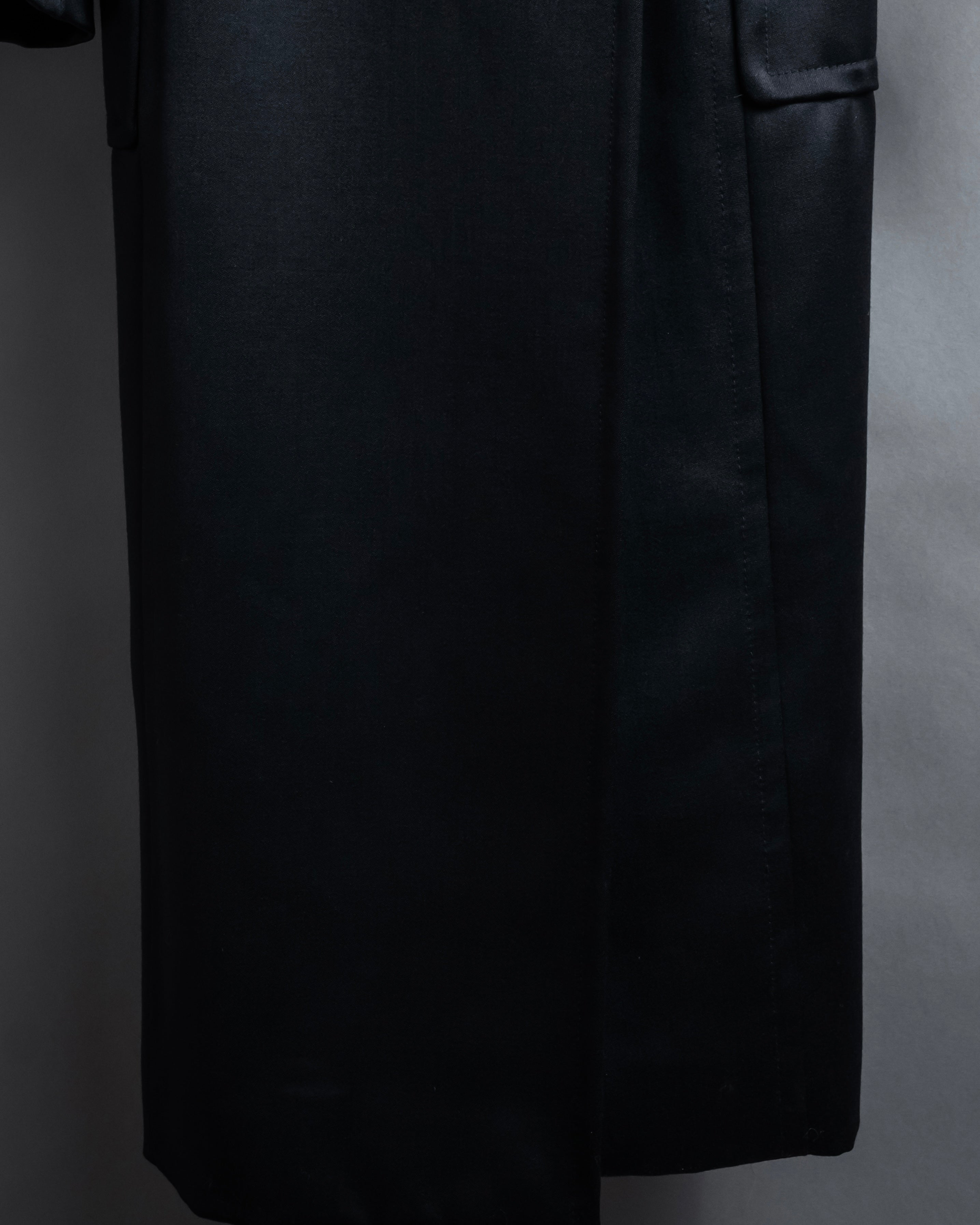 -SPECIAL- "YVES SAINT LAURENT rive gauche" 03 year Tom Ford period corset design long coat
