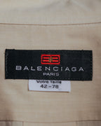 “BALENCIAGA” 90’s-00’s Relaxed pale dress shirt