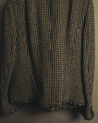 "BURBERRY LONDON" 00's-10's Fringed tweed blazer