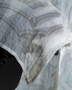 "HERMES" Margiela period abstract pattern shirt