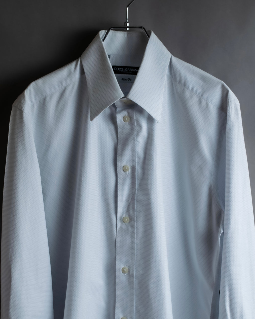 "Dolce & Gabbana" Geometric print slim fit shirt