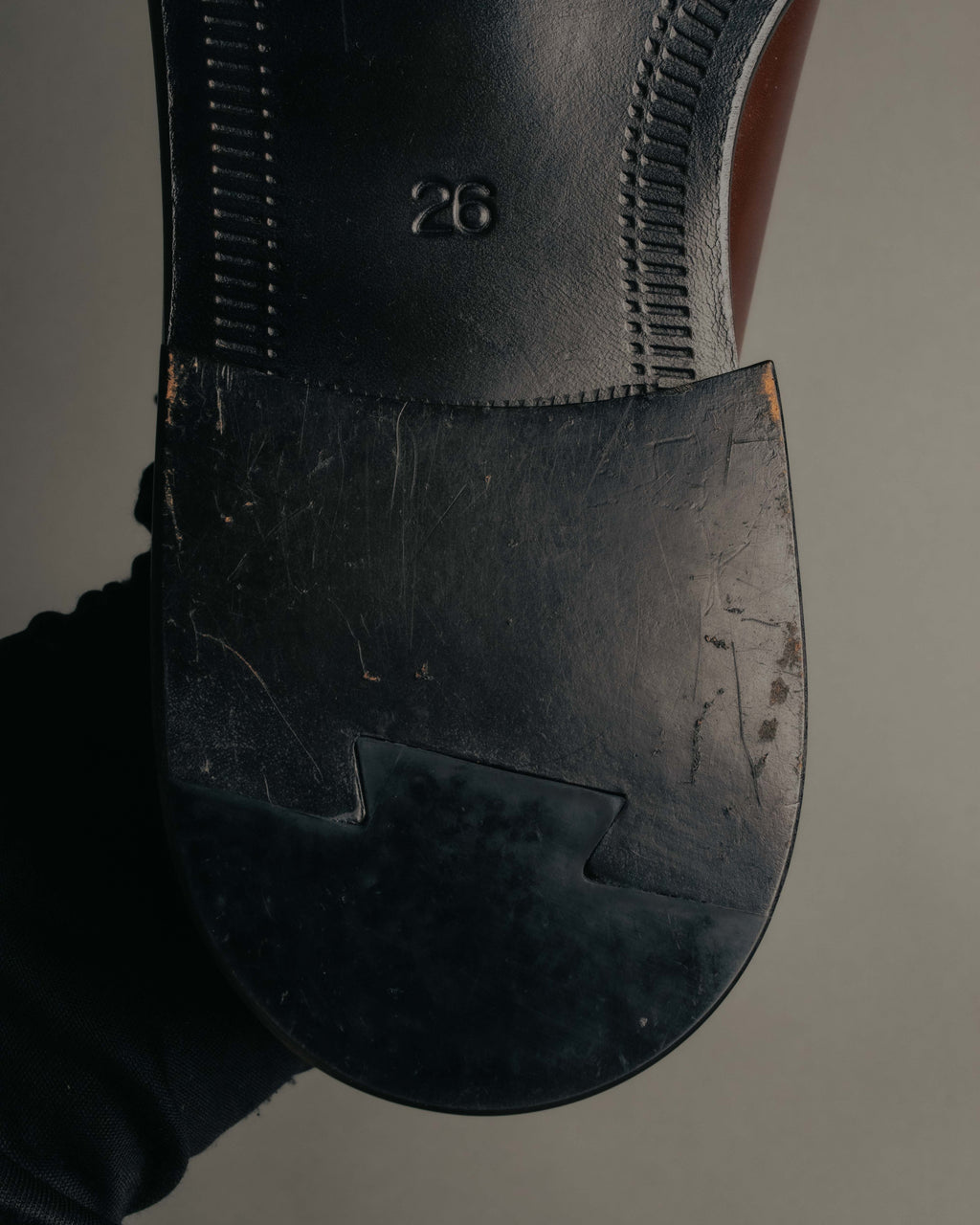 "BURBERRY LONDON" 00's-10's Sleek leather lace-up derby shoes